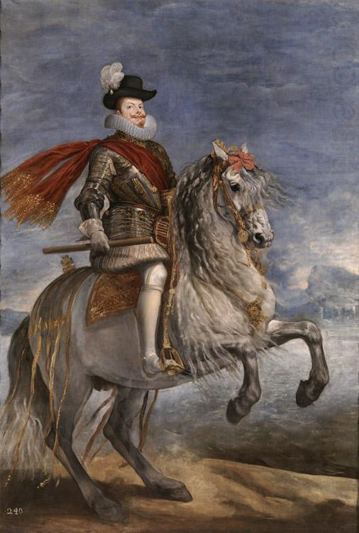 Philip III on Horseback (df01), Diego Velazquez